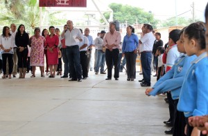 6 Inauguración de aulas en San Martín Mexicapam