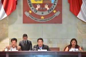 22 de junio- Legisladores durante la Sesión Ordinaria de la Diputación Permanente