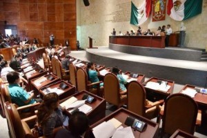 07 de julio- Integrantes del Congreso de Oaxaca durante Sesión