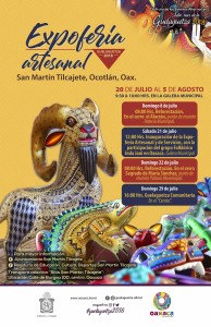 Realiza San Martín Tilcajete su Expo Feria Artesanal