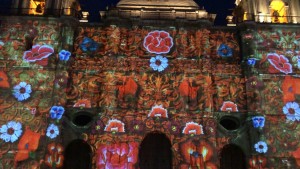 Rinden tributo a artesanos oaxaqueños con Vídeo Mapping en la Catedral 5