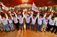 Activistas de la CROC de Mexicapan respaldan el triunfo de Villacaña