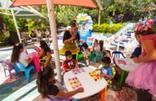 Celebran niñas y niños su día en el parque “Del Agua Centenario”