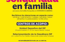 Instala DIF Estatal Oaxaca dos centros de acopio en apoyo de las familias afectadas por el impacto del huracán “Agatha”