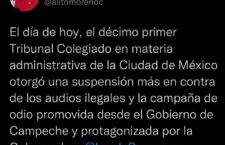 En Ciudad de México otorga tribunal a Alejandro  Moreno nueva suspensión contra audios ilegales.