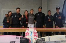 Surfistas oaxaqueños seleccionados nacionales estuvieron en el Incude Oaxaca antes irse al Mundial de la especialidad